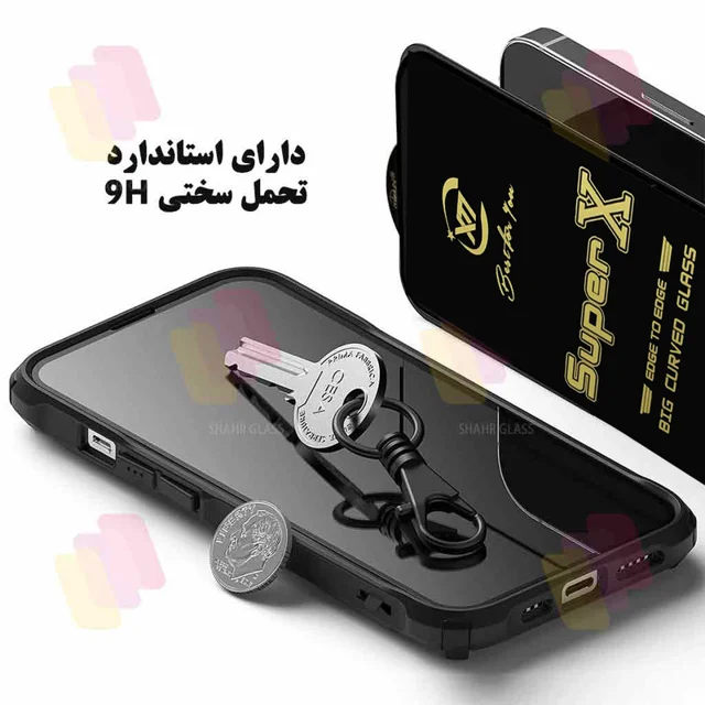 محافظ صفحه نمایش شهر گلس مدل SUPXS20 مناسب برای گوشی موبایل اپل iPhone 13 Pro Max 101816178