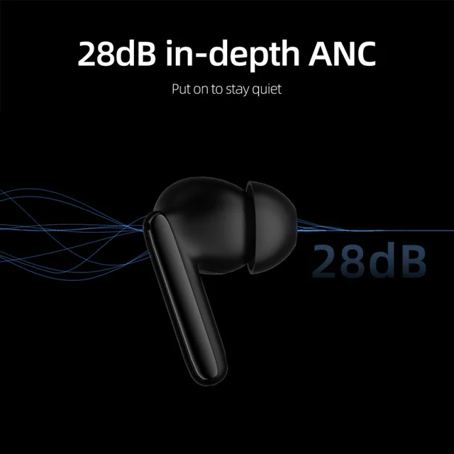 هدفون بلوتوثی برند کیو سی وای مدل T13 ANC2 با نویز کنسلینگ فعال (ANC)، نویز کنسلینگ میکروف 101819438